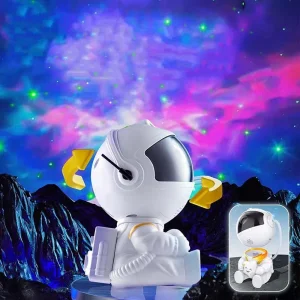 پروژکتور کهکشانی و چراغ خواب ریموت دار XO مدل CF4 طرح فضانورد