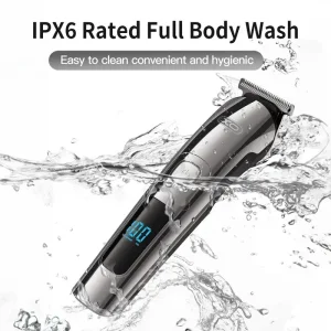 ماشین اصلاح و خط زن XO مدل CF30 کیت گرومینگ ضد آب 4