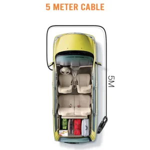 جاروبرقی خودرو XO مدل CZ001A با کابل ۵ متری فندکی 6