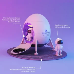 پروژکتور کهکشانی و چراغ خواب XO مدل CF38 طرح سفینه فضایی 10