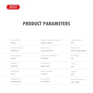 اسپیکر بلوتوثی قابل حمل XO مدل F60 با نورپردازی RGB و طراحی شفاف 4