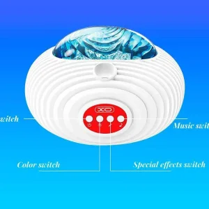 پروژکتور شفق قطبی و رقص نور XO مدل YH12 همراه با اسپیکر بلوتوثی 5