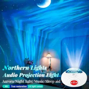 پروژکتور شفق قطبی و رقص نور XO مدل YH12 همراه با اسپیکر بلوتوثی 10