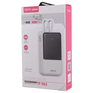 پاوربانک فست شارژ 20000 تسکو مدل TSCO TP 963 به همراه کابل متصل 6
