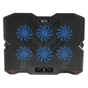 پایه خنک کننده (کول پد) لپ تاپ تسکو مدل TCLP 3111 با 6 فن و هولدر موبایل