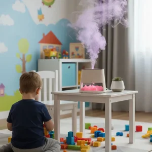 دستگاه بخور سرد و رطوبت ساز هولدمی (Holdmay) مدل KP-6057 طرح آتشفشان با افکت شعله 4