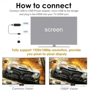 دانگل انتقال تصویر بی‌سیم آی فورتک (iFORTECH) مدل M9 Plus HDMI Full HD 5