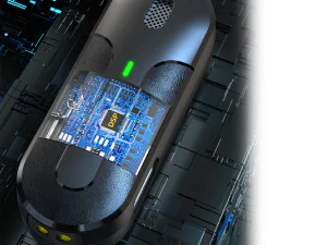 میکروفون یقه‌ای بی‌سیم دو کاربره XO مدل MKF09B همراه با کیس شارژ (مخصوص آیفون) 6