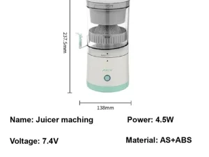 آب مرکبات گیری شارژی قابل حمل مدل Portable Juicer CJ-101 7