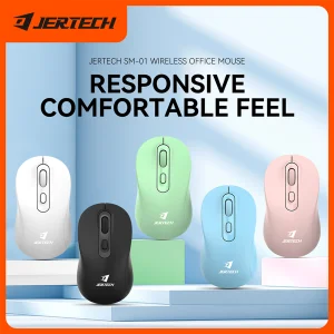 ماوس بی‌سیم جرتک مدل Jertech SM-01 (سایلنت و کم‌صدا)