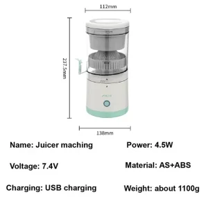 آب مرکبات گیری شارژی قابل حمل مدل Portable Juicer CJ-101