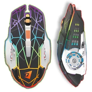 ماوس گیمینگ بی‌سیم جرتک مدل Jertech NASUS W200 (شارژی و RGB) 3