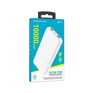 پاوربانک و شارژر همراه بروفون BOROFONE مدل BJ33 ظرفیت 10000 میلی آمپر 2