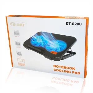 پایه خنک کننده لپ تاپ 2 فن دی نت (D−net) مدل S200  (پشتیبانی تا 17اینچ) 8