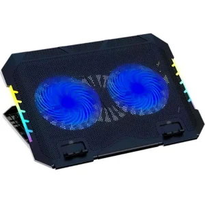 پایه خنک کننده لپ تاپ 2 فن Mikuso مدل NCP-218 دارای نورپردازی RGB 2