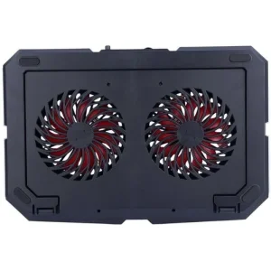 پایه خنک کننده لپ تاپ دی-نت مدل DT-80 همراه با نورپردازی RGB و 2 فن 2