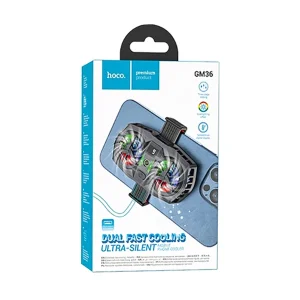 فن خنک کننده موبایل هوکو مدل GM36 (دو فن، نمایشگر دیجیتال دما و RGB) 5