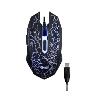 ماوس مخصوص بازی گلد اسکار مدل T4 | طراحی رعد و برقی، دقت 3600 DPI