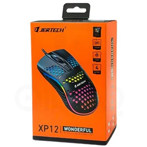 ماوس مخصوص بازی جرتک (Jertech) مدل XP12 | طراحی لانه زنبوری، دقت 3200 DPI 4