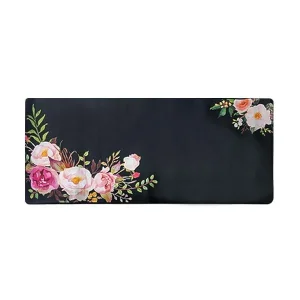 ماوس پد گیمینگ 70x30 طرح گل | دور دوخت و روان
