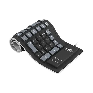 کیبورد ژله‌ ای و انعطاف‌ پذیر مدل Flexible-327 | ضد آب و تاشو 2