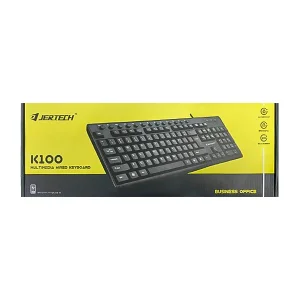 کیبورد اداری و مالتی‌مدیا جرتک مدل Jertech K100 | باسیم، حروف فارسی 5