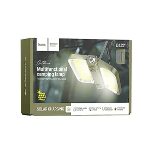پروژکتور و چراغ کمپینگ خورشیدی هوکو مدل Hoco DL22 | تاشو، مگنتی و 2400 لومن 6