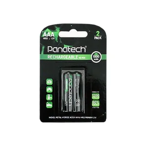 باتری نیم قلمی قابل شارژ پاناتک مدل HR03 ظرفیت 1000mAh (بسته 2 عددی) | پایان خرید مداوم باتری