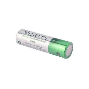 خرید باتری شارژی وریتی مدل 18650 ظرفیت 2500mAh نوک‌دار | قلب تپنده‌ی چراغ‌قوه‌ها و گجت‌ها 2
