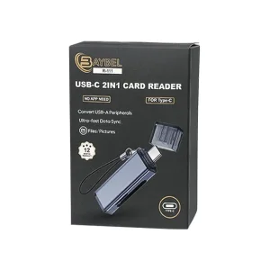 خرید رم ریدر تایپ سی بیبل (BAYBEL) مدل R-111 (کارت‌خوان دو کاره SD/MicroSD) 2