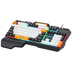 کیبورد گیمینگ iMICE مدل GK-700 با نورپردازی RGB و روکش فلزی 2