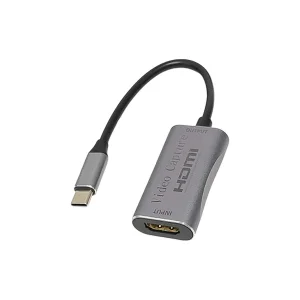 کارت کپچر اکسترنال HDMI به Type-C (دانگل ویدیویی تایپ سی برای استریم و مک‌بوک)