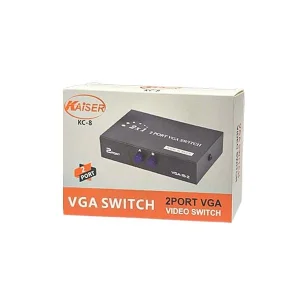 سوئیچ تصویر VGA دو پورت دستی کایزر (Kaiser) مدل KC-8 3