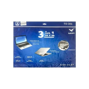 ست محافظ ۳ تکه لپ‌تاپ سایز 15.6 اینچ (محافظ صفحه، کیبورد و پشت بدنه) 2