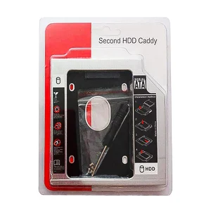 خرید براکت هارد لپ تاپ (HDD Caddy) ضخامت 9.5 میلی‌متر | جایگزین دی‌وی‌دی رایتر 2