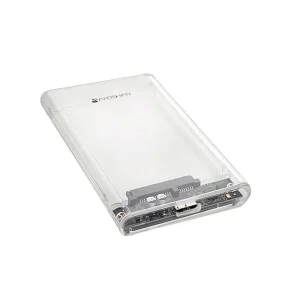 باکس هارد 2.5 اینچی شفاف آنوشان (Andshan) مدل A-410 | قاب شیشه ای USB 3.0 3