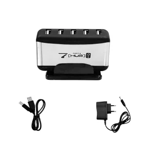هاب 7 پورت USB 2.0 آداپتور دار (Powered Hub)