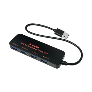 هاب 4 پورت USB 3.0 ایکس نووا (X-NOVA) مدل X1080 (با ورودی آداپتور) 2