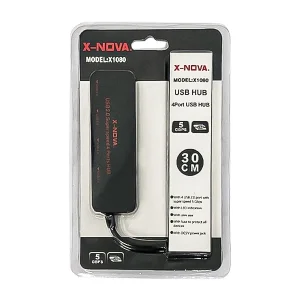 هاب 4 پورت USB 3.0 ایکس نووا (X-NOVA) مدل X1080 (با ورودی آداپتور) 3
