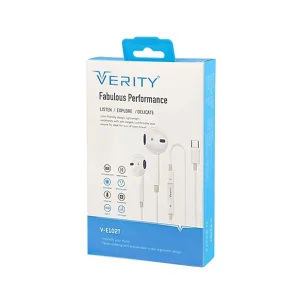 هندزفری (ایرفون) با سیم تایپ سی وریتی (Verity) مدل V-E102T (با کیفیت Hi-Fi) 2