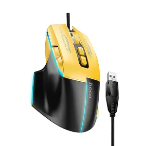 ماوس گیمینگ با سیم هوکو (Hoco) مدل GM31 | دقت 3600 DPI و نورپردازی LED