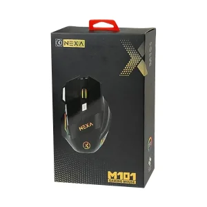 ماوس گیمینگ با سیم نکسا (Nexa) مدل M101 (MX101) | طراحی ارگونومیک با نورپردازی RGB 3