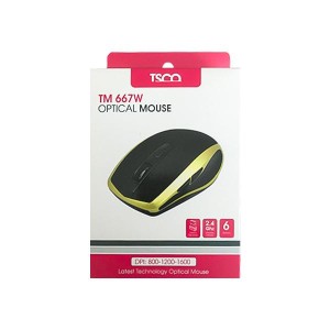 ماوس بی سیم تسکو (TSCO) مدل TM 667W | ۶ کلید، حسگر ۱۶۰۰ DPI و طراحی ارگونومیک3