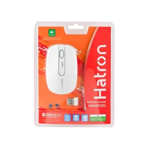 ماوس بی سیم سایلنت هترون مدل HMW112SL - سفید 2