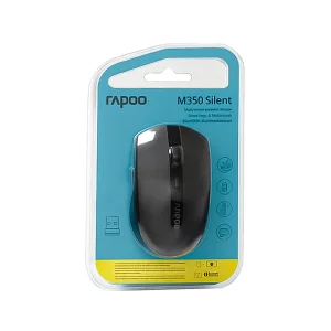 ماوس بلوتوث و بی سیم سایلنت رپو مدل M350 - رنگ مشکی 3