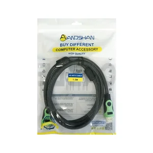 کابل HDMI کنفی آنوشان طول 1.5 متر | کیفیت بالا با روکش مقاوم 2