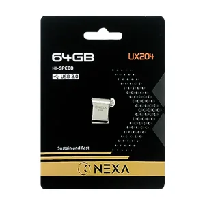 فلش مموری NEXA مدل UX204 | ظرفیت 64 گیگابایت USB 2.0 با بدنه تمام فلزی2