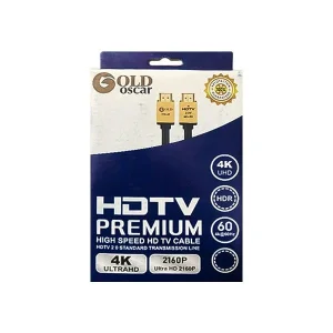 کابل HDMI گلد اسکار 4K2K V2.0 طول 1.5 متر | انتقال تصویر 4K UHD و HDR 2