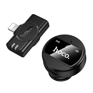 میکروفون بی‌سیم لایتنینگ هوکو مدل L21 | مخصوص آیفون با طراحی مگنتی و حذف نویز3