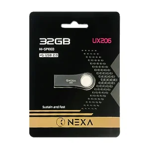 فلش مموری NEXA UX206 ظرفیت 32 گیگابایت | USB 2.0، بدنه فلزی مقاوم2